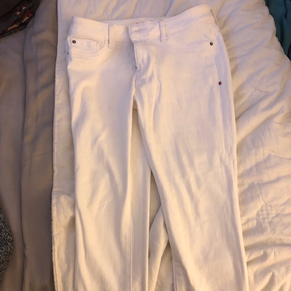 White ankle jeans-worn once